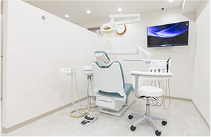 Dental chair room